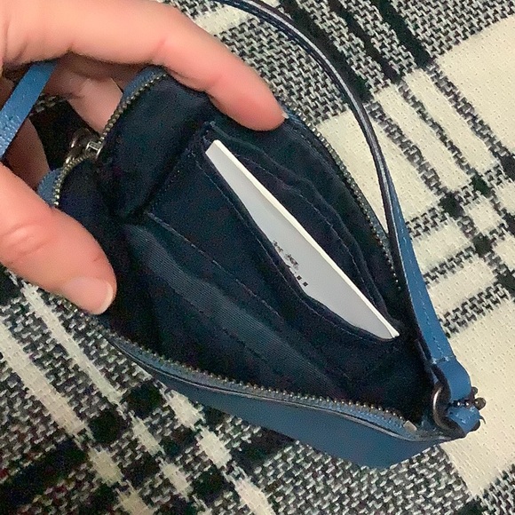 Coach metallic stars zip corner wristlet wallet - Picture 5 of 8